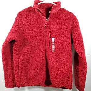 Uniqlo kids Fluffy Yarn Fleece Jacket Full-Zip